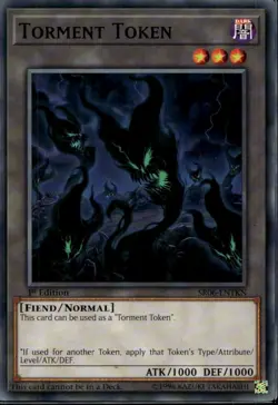 Torment Token 1st Ed Common SR06-ENTKN Yu-Gi-Oh! - Image 1