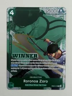 Roronoa Zoro (Winner Pack 2025 Vol. 3) EB02-019 One Piece Promo Card Foil NM - Image 1