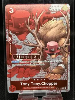 Tony Tony Chopper RARE WINNER CHAMPIONSHIP ALT ART OP04-010 ONE PIECE TCG - Image 1