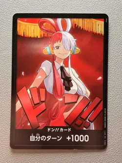 ONE PIECE TCG Heroines Edition Japanese Foil Holo DON!! Uta EB03 - Image 1