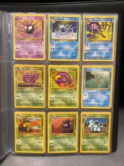 Vintage 1999 Pokemon Cards Collection Bundle Jungle Fossil Base Set No Duplicate - Image 1