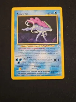 Pokemon TCG Suicune Neo Revelation Unlimited Rare Card 27/64 LP Condition - Image 2