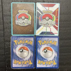 Pokemon TCG Damaged 12 Card Lot - EX, LV.X, Team Plasma, World Championships, FA - Image 3