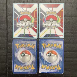 Pokemon TCG Damaged 12 Card Lot - EX, LV.X, Team Plasma, World Championships, FA - Image 5