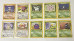 Pokemon 1st Edition Jungle 10 Card Lot - Image 1