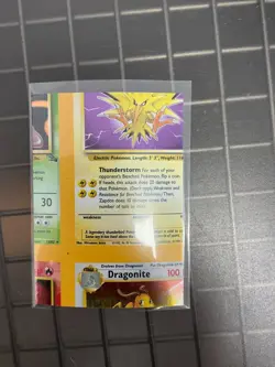 Rare Pokemon Miscut Error Card -- Crazy Rare !! - Image 1
