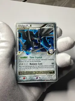 Pokemon TCG Dialga G LV.X Ultra Rare Holo Card 122/127 platinum. Not played - Image 1