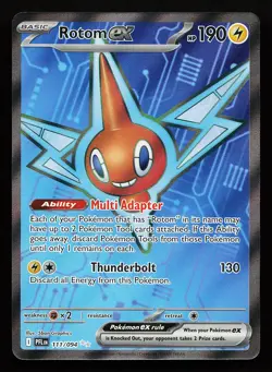 Rotom ex 111/094 Ultra Rare Phantasmal Flames Pokemon Card - Image 1