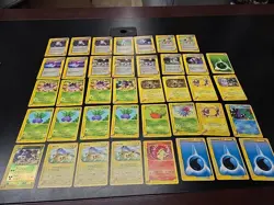 Lot Of 39 E Reader Expedition Pokemon Cards Pikachu Weezing Cyndaquil - Image 1