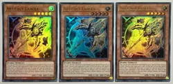 x3 Artifact Lancea RA01-EN006 (NM) Ultra Rare 1st Edition Yu-Gi-Oh! TCG Card - Image 1