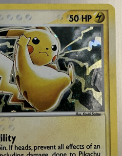 Pikachu 012 2003 Black Star Promo Holo EX Series Collector's Tin Pokemon Card LP - Image 3