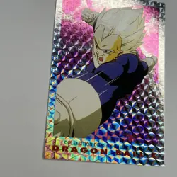 Dragon Ball Z DBZ 1989 Trading Card Bird Studio Series 2 Holo Prism #70 Vegeta - Image 2