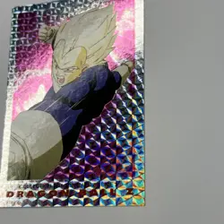 Dragon Ball Z DBZ 1989 Trading Card Bird Studio Series 2 Holo Prism #70 Vegeta - Image 3