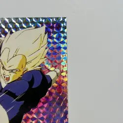 Dragon Ball Z DBZ 1989 Trading Card Bird Studio Series 2 Holo Prism #70 Vegeta - Image 4