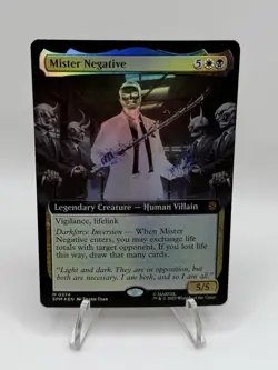 1x Mister Negative, Extended Art - Foil, Marvel Spider-Man, Magic, MTG NM - Image 1