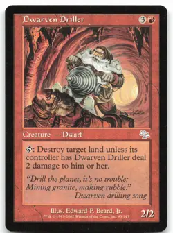 MTG Dwarven Driller U Judgment 85 MP - Image 1