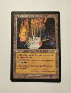 MTG - Magic the Gathering - Odyssey – Crystal Quarry – German Language (LP) - Image 1