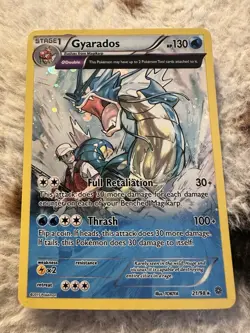 2015 Pokemon XY Ancient Origins Gyarados 21/98 M Gyarados Col. Cosmos Holo - Image 1