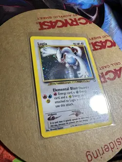 DAMAGED Pokemon Lugia 90 HP Holo Rare Neo Genesis 9/111 The Pokemon Company 2000 - Image 2