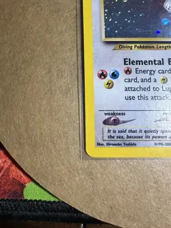DAMAGED Pokemon Lugia 90 HP Holo Rare Neo Genesis 9/111 The Pokemon Company 2000 - Image 3