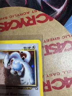 DAMAGED Pokemon Lugia 90 HP Holo Rare Neo Genesis 9/111 The Pokemon Company 2000 - Image 5