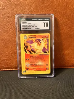 CGC 10 - 2002 Rapidash 51 Black Star Promo - ENG Pokemon Center New York - Image 1