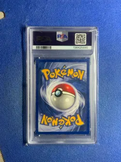 1999 POKEMON FOSSIL #1 AERODACTYL-HOLO PSA 4 - Image 2