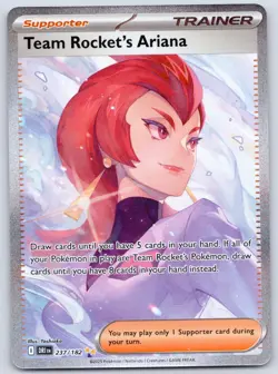 Team Rocket's Ariana SIR 237/182 (NM) - SV10: Destined Rivals Pokemon TCG - Image 1