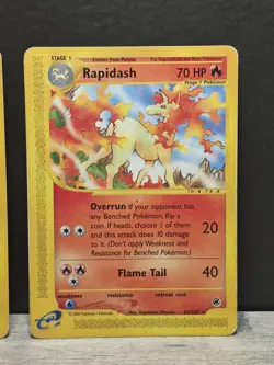 Rapidash 62/165 Ponyta 124/165 Rare Expedition Base Set 2002 Pokemon - Image 2