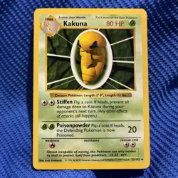 1999 POKEMON GAME 33 KAKUNA Mint Condition Perfect Grade Ready - Image 2