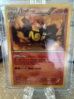 Pokemon TCG Emboar Black White BW21 Holo Promo Promo Near Mint Rare - Image 1