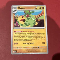 Flygon 053/094 NON HOLO From Prerelease Phantasmal Flames Pokemon TCG Near mint - Image 1