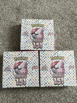 Pokemon 151 Japanese Booster Box 3x Factory Sealed w/ Shrink Wrap - Image 5