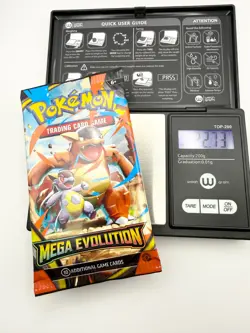 Mega Evolution Pokemon TCG Booster Pack – Sealed – 22.73g (Weight Shown) - Image 1