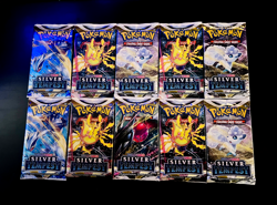 10 Pokemon Silver Tempest Booster Packs Factory Sealed - Image 1