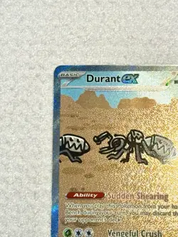 Pokemon TCG Durant ex 236/191 Sv08: Surging Sparks Illustration Rare Holo NM - Image 4