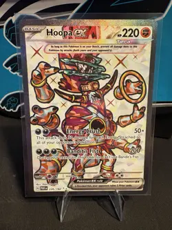 Pokemon TCG Hoopa EX 226/182 Sv04: Paradox Rift Ultra Rare - Image 1