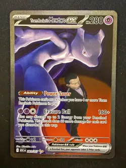 Pokemon TCG Team Rockets Mewtwo ex 281/217 Ascended Heroes - Image 2