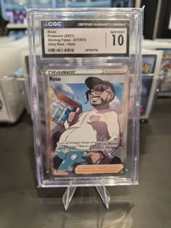 Pokemon Trainer Rose Full Art Shining Fates 071/072 Holo CGC 10 Gem Mint 2021 - Image 1