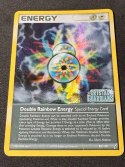 Double Rainbow Energy Crystal Guardians #88 (2006) Rare Reverse Holo HP Pokemon - Image 1
