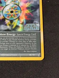 Double Rainbow Energy Crystal Guardians #88 (2006) Rare Reverse Holo HP Pokemon - Image 4