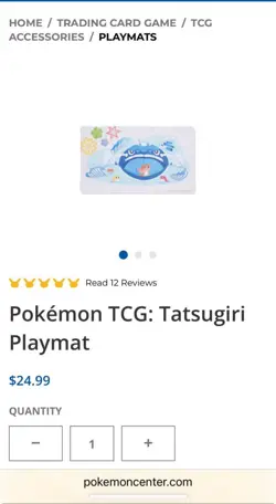 Pokemon Center Tatsugiri TCG Playmat - Image 2
