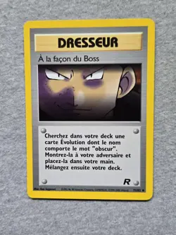 Team Rocket #73/82 The Boss's Way Pokemon (FRENCH) - Image 1