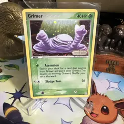 Pokemon TCG Grimer EX Legend Maker 54/92 Reverse Holo Common 2006 Nintendo - LP - Image 1