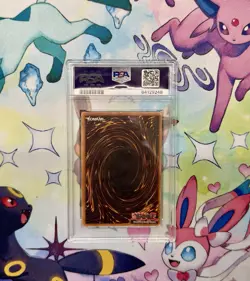 2002 Yugioh Blue-Eyes White Dragon SDK-001 Ultra Rare PSA 4 VG-EX Condition - Image 3