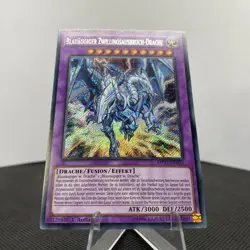 Yugioh Blauaugiger Zwillingsausbruch-Drache MP17-DE056 Secret Rare NM/EX - Image 4
