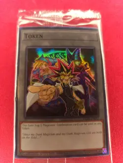 Yugioh! Yu-Gi-Oh TCG Burst Protocol Token TKN5-EN037 YUGI DARK MAGICIAN / GIRL - Image 1