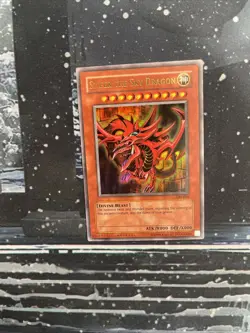 Yu-Gi-Oh! ORIGINAL 1996 SLIFER THE SKY DRAGON GB1-001 GBI-001 Ultra Rare - Image 1
