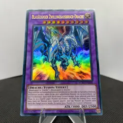 Yugioh Blauaugiger Zwillingsausbruch-Drache LCKC-DE058 Ultra Rare NM - Image 3