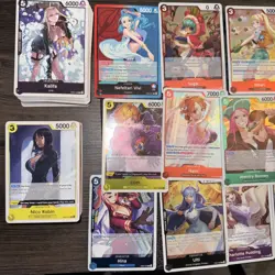 One Piece CCG Lot EB03 Heroines Edition ENGLISH 225 Card Lot 18 Rare’s Set Build - Image 2